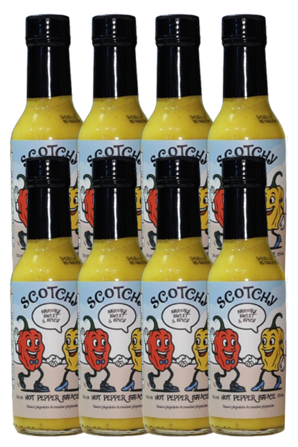 Scotchy Hot Pepper Sauce 8 Bottles